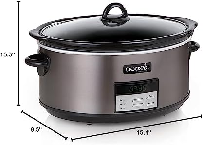 8 Quart Programmable Slow Cooker with Auto Warm - Curated Catalog N8