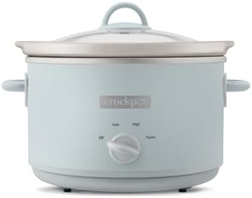 4.5 Quart Manual Slow Cooker – Macaroon Blue - Curated Catalog J5