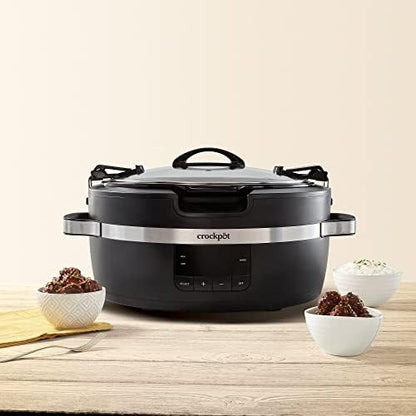 Thermoshield 6 Quart Slow Cooker with Carry Handles - Curated Catalog F1