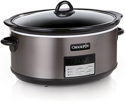 8 Quart Programmable Slow Cooker with Auto Warm - Curated Catalog N8