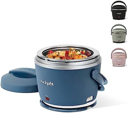 Electric Lunch Box Food Warmer 20oz – Faded Blue - Curated Catalog S2