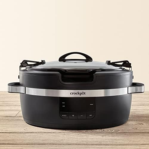 Thermoshield 6 Quart Slow Cooker with Carry Handles - Curated Catalog F1