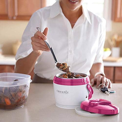 Lunch Crock Portable Food Warmer 20oz – Pink - Curated Catalog G0