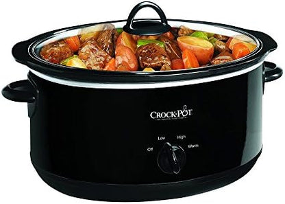 8 Quart Manual Slow Cooker – Black - Curated Catalog I6