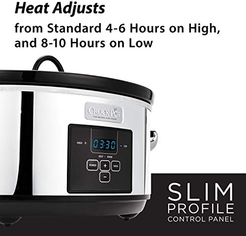 7 Quart Programmable Slow Cooker – Polished Platinum - Curated Catalog F8
