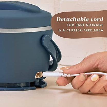 Electric Lunch Box Food Warmer 20oz – Faded Blue - Curated Catalog S2