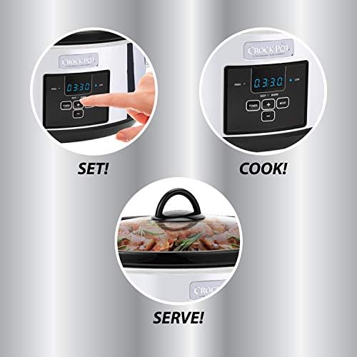 7 Quart Programmable Slow Cooker – Polished Platinum - Curated Catalog F8