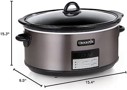 8 Quart Programmable Slow Cooker with Auto Warm - Curated Catalog N8