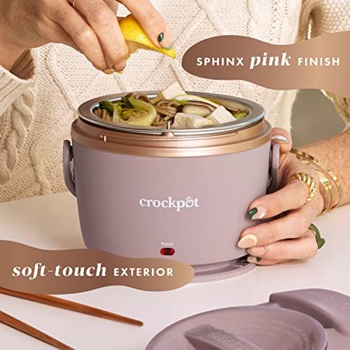 Electric Lunch Box Food Warmer 20oz – Blush Pink - Curated Catalog E3