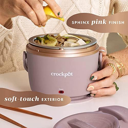 Electric Lunch Box Food Warmer 20oz – Blush Pink - Curated Catalog E3