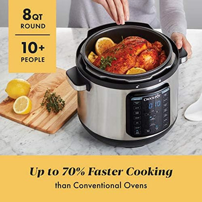 8 Quart Express Crock Multi-Use Pressure Cooker - Curated Catalog B1