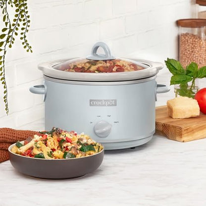 4.5 Quart Manual Slow Cooker – Macaroon Blue - Curated Catalog J5