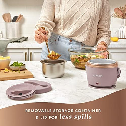 Electric Lunch Box Food Warmer 20oz – Blush Pink - Curated Catalog E3