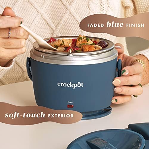 Electric Lunch Box Food Warmer 20oz – Faded Blue - Curated Catalog S2