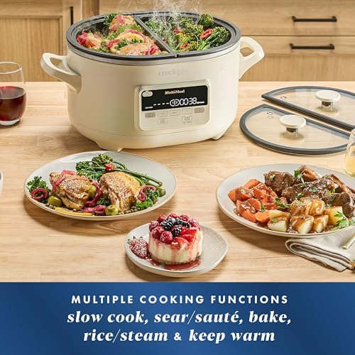 MultiMeal Multicooker with Programmable Slow Cooker - Curated Catalog W8