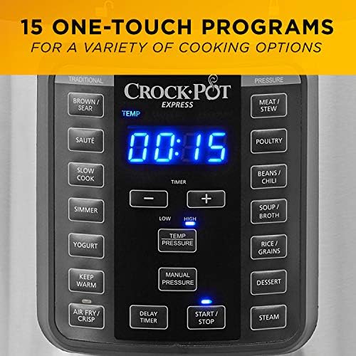 Express Crisp 8 Quart 10-in-1 Pressure Cooker - Curated Catalog H8