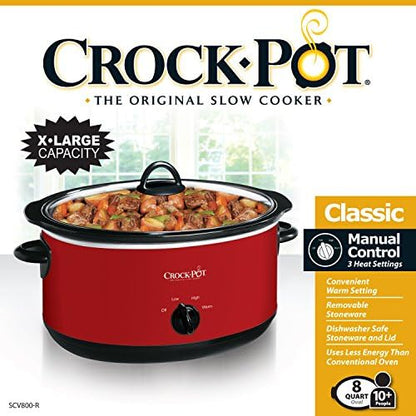 Express Crock 8 Quart Programmable Slow Cooker - Curated Catalog I7