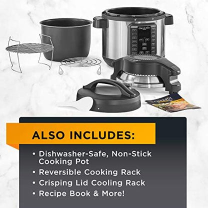 Express Crisp 8 Quart 10-in-1 Pressure Cooker - Curated Catalog H8