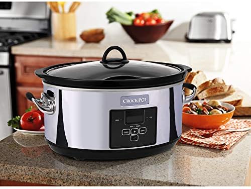 7 Quart Programmable Slow Cooker – Polished Platinum - Curated Catalog I9