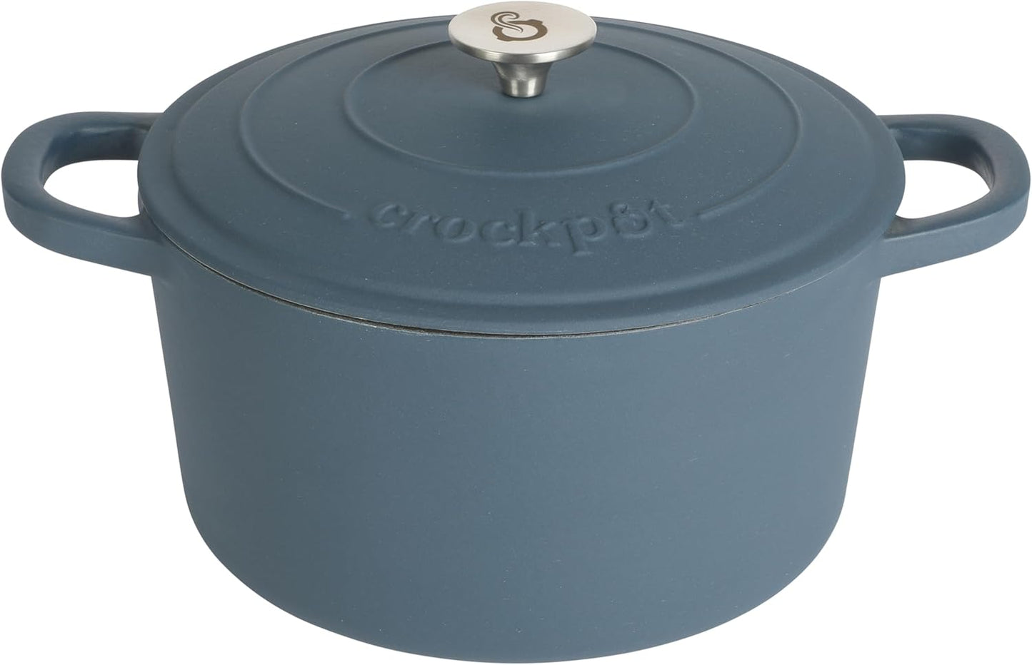 3 Quart Enameled Cast Iron Dutch Oven – Aqua - Curated Catalog N4