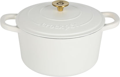 3 Quart Enameled Cast Iron Dutch Oven – Aqua - Curated Catalog N4