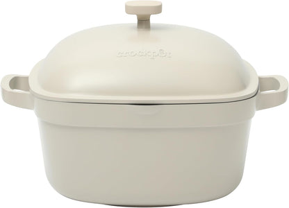 3 Quart Enameled Cast Iron Dutch Oven – Aqua - Curated Catalog N4
