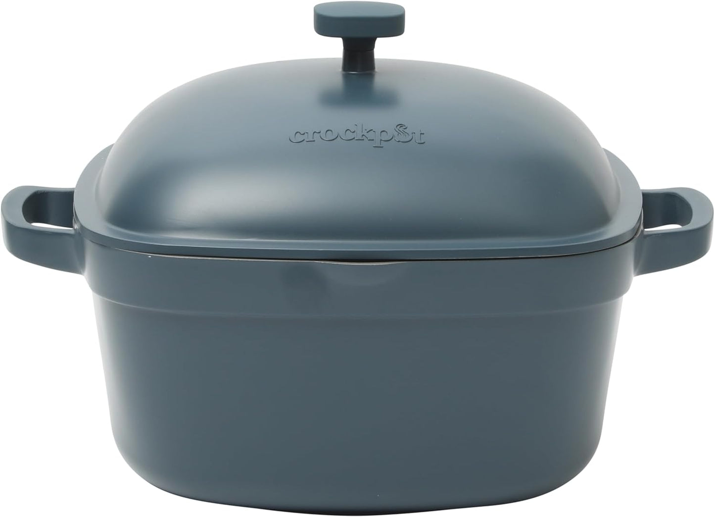 3 Quart Enameled Cast Iron Dutch Oven – Aqua - Curated Catalog N4