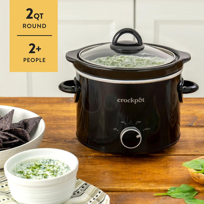 2 Quart Mini Slow Cooker – Classic Compact Cooker - Curated Catalog C0
