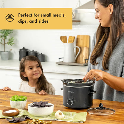 2 Quart Mini Slow Cooker – Classic Compact Cooker - Curated Catalog C0